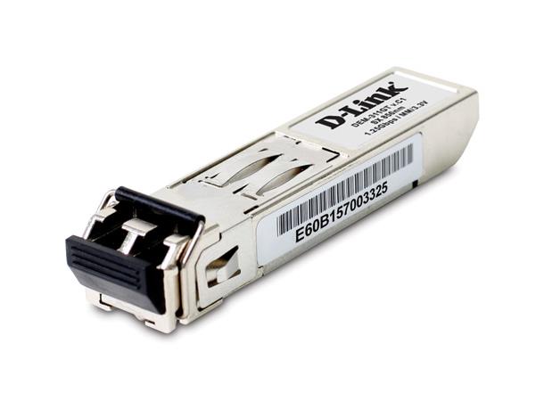 D-Link 1-port GBIC/SFP til 1000BaseSX inntil 550m over multimode fiber, 2xLC